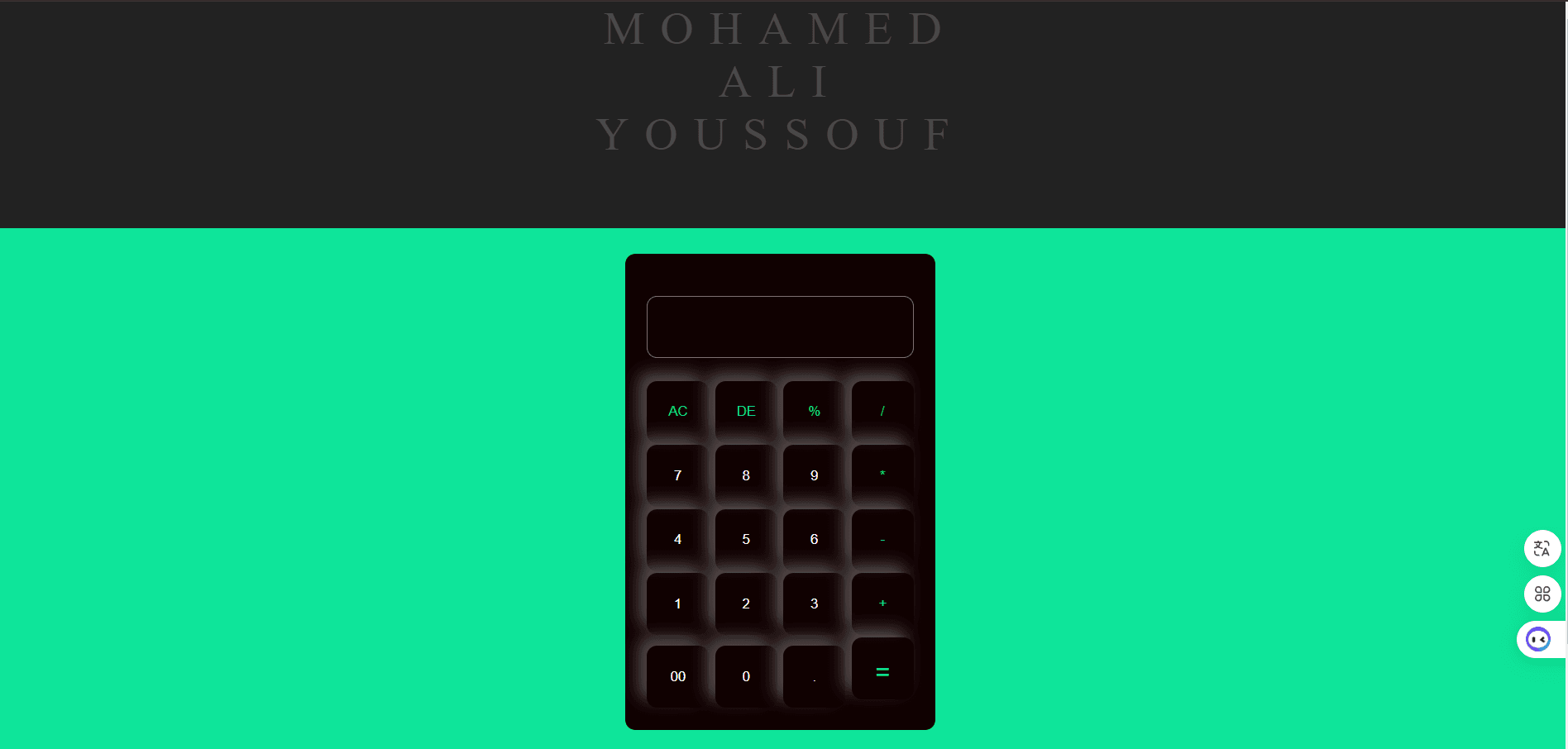 Basic Calculator Web Application