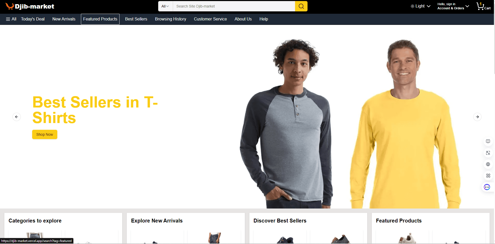  E-commerce amazon clone