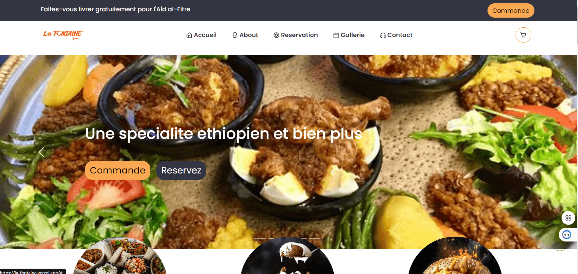 Recipe discovery website